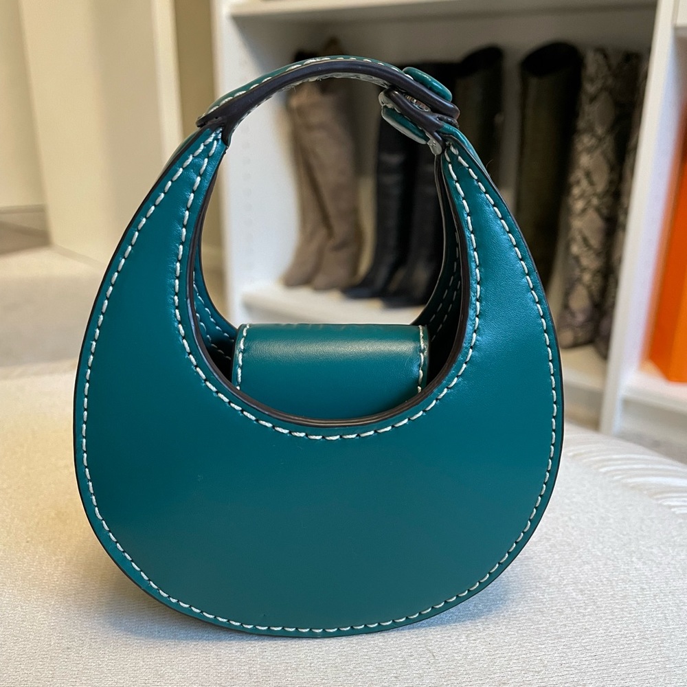 STAUD
Micro Moon Leather Top Handle Bag